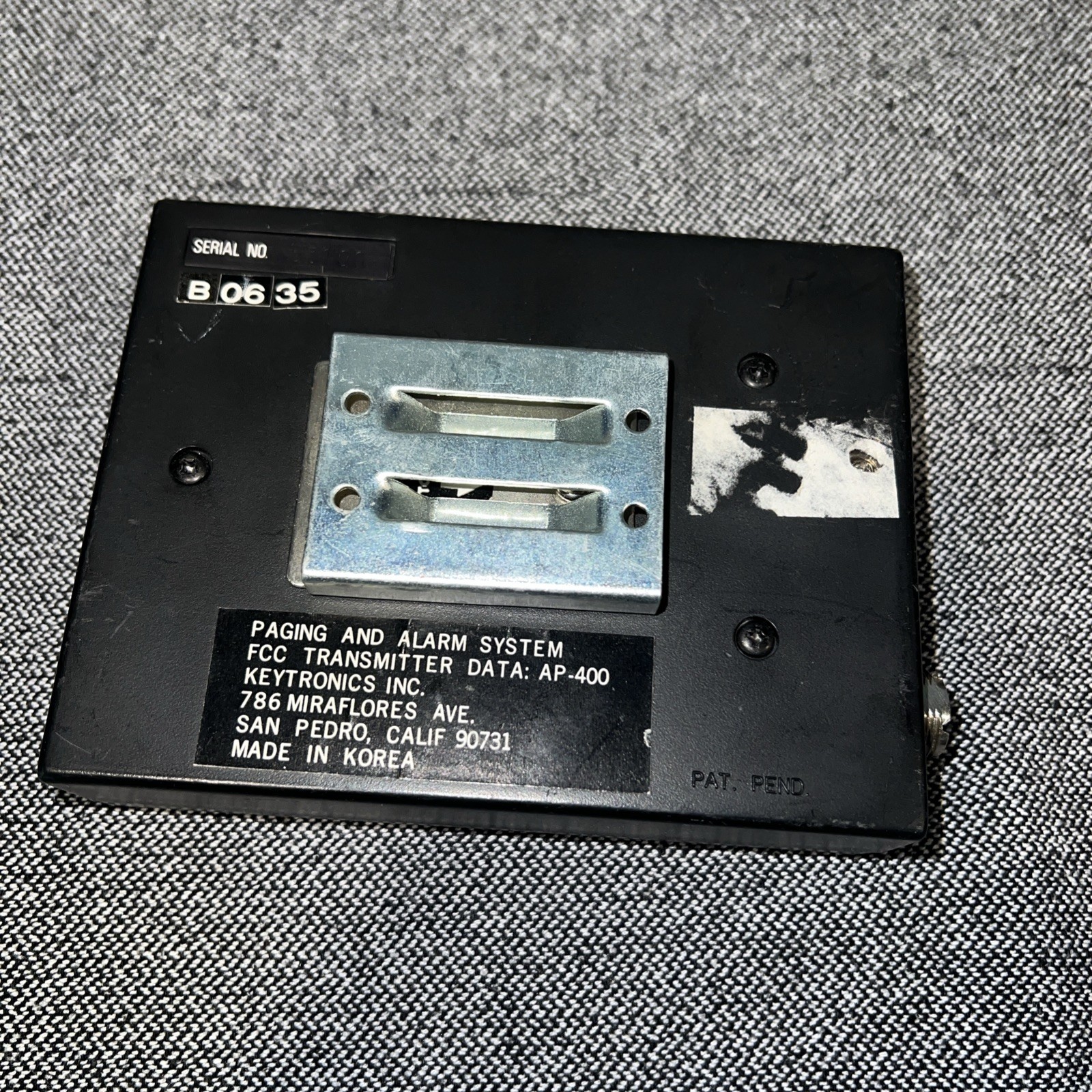 3M Keytronics Paging and Alarm System AP-400 No Cords