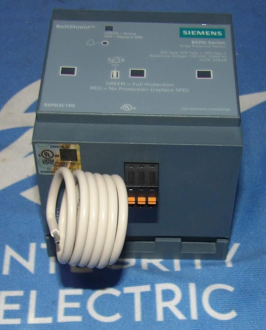 NIB Siemens BSPD3C100 Boltshield Surge Protector + 1 Year Warranty