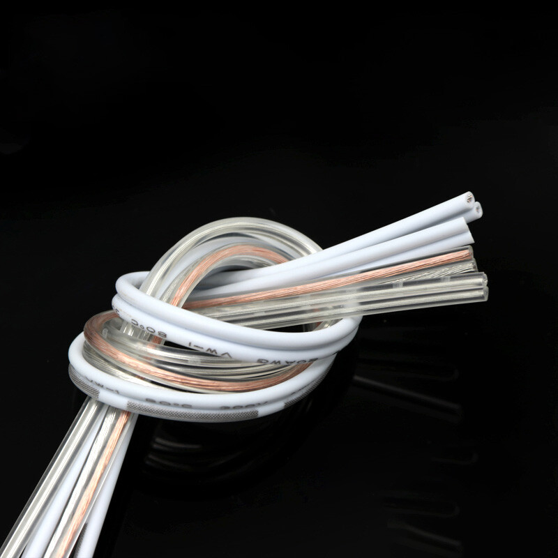 2- Core PVC Flexible Cable 18/20/22/28 AWG Stranded Electrical Flex Wire UL2468