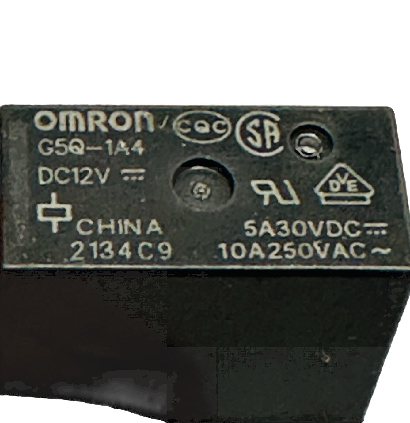 LOT OF 10 PCS OMRON RELAY G5Q-1A4 DC12V – 5A30VDC – 10A250VAC