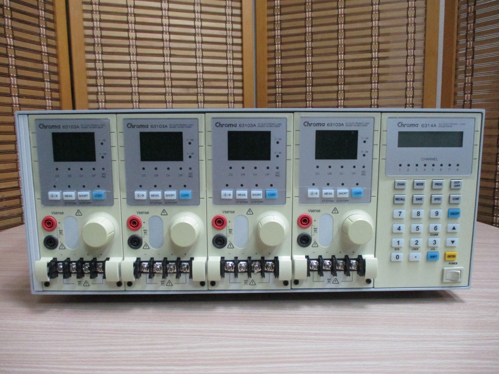 【Kang Rong Scientific】Chroma 6314A+63103A*4 60A/80V/300W*4 DC Electronic Load