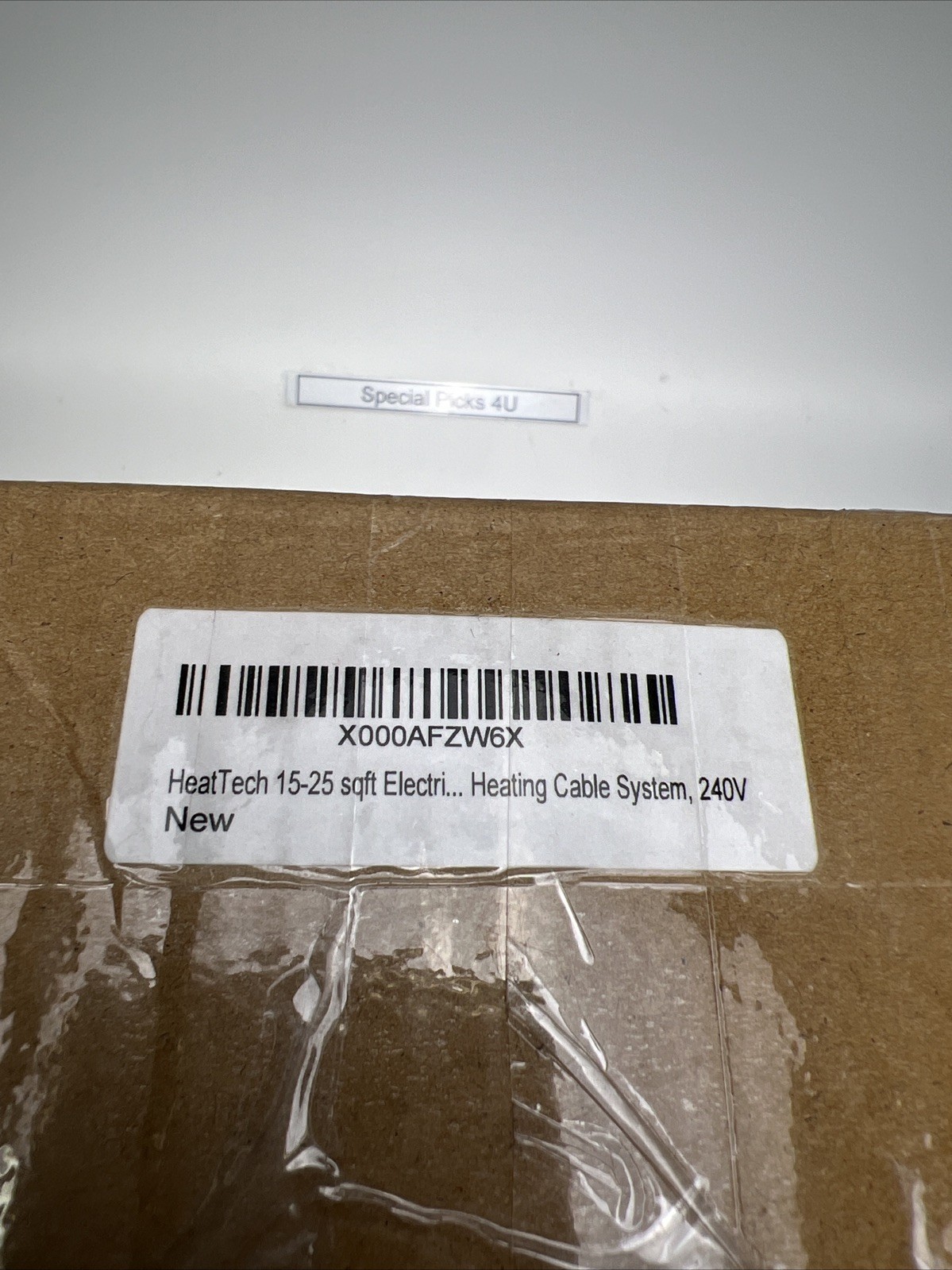 80’ HeatTech 15-25 sq.ft Electric Heating Cable System 240V (P/N: HTCBL-240-80)