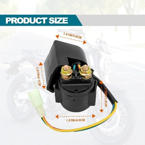 Solenoid Relay for 4-Stroke 50cc 110cc 125cc 150cc 200cc 250cc 90cc ATV Dirt Bik
