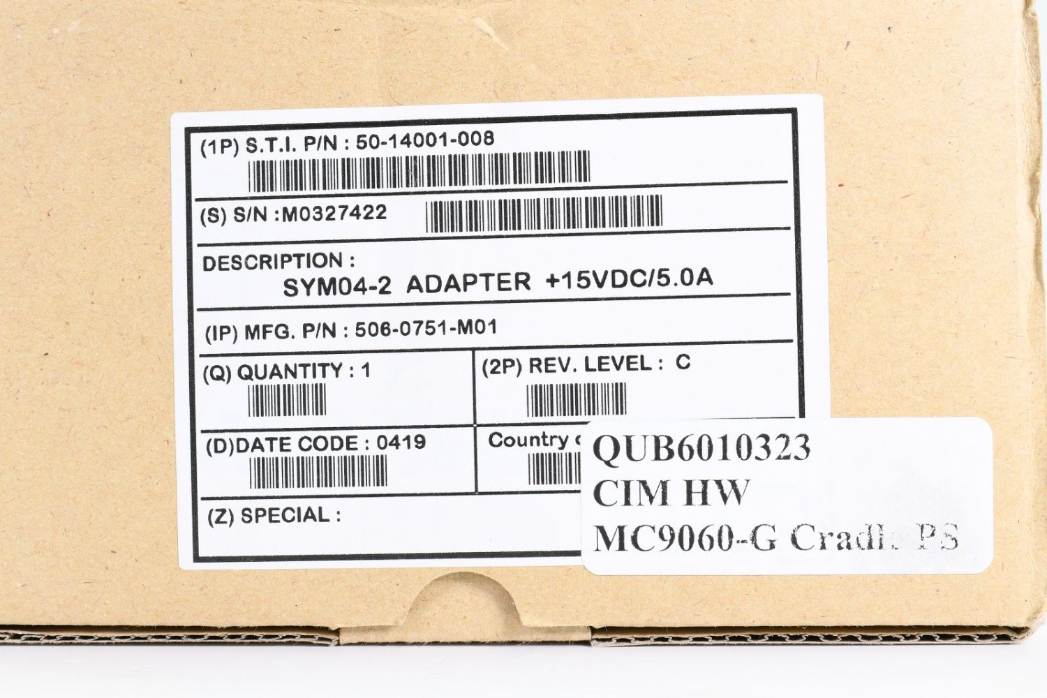 SYMBOL 50-14001-008, SYM04-2, Power supply unit, Rev.C