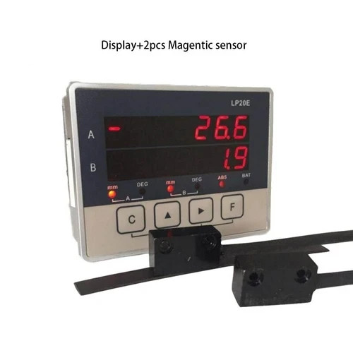 LP20E Biaxial 2 Axis Magnetic Grid Displacement Meter Digital Parameter Display