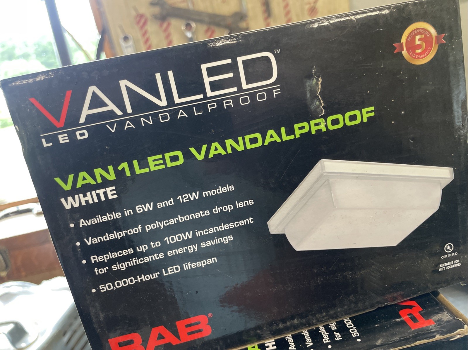 RAB 6w vandalproof light fixture Lot Of 4
