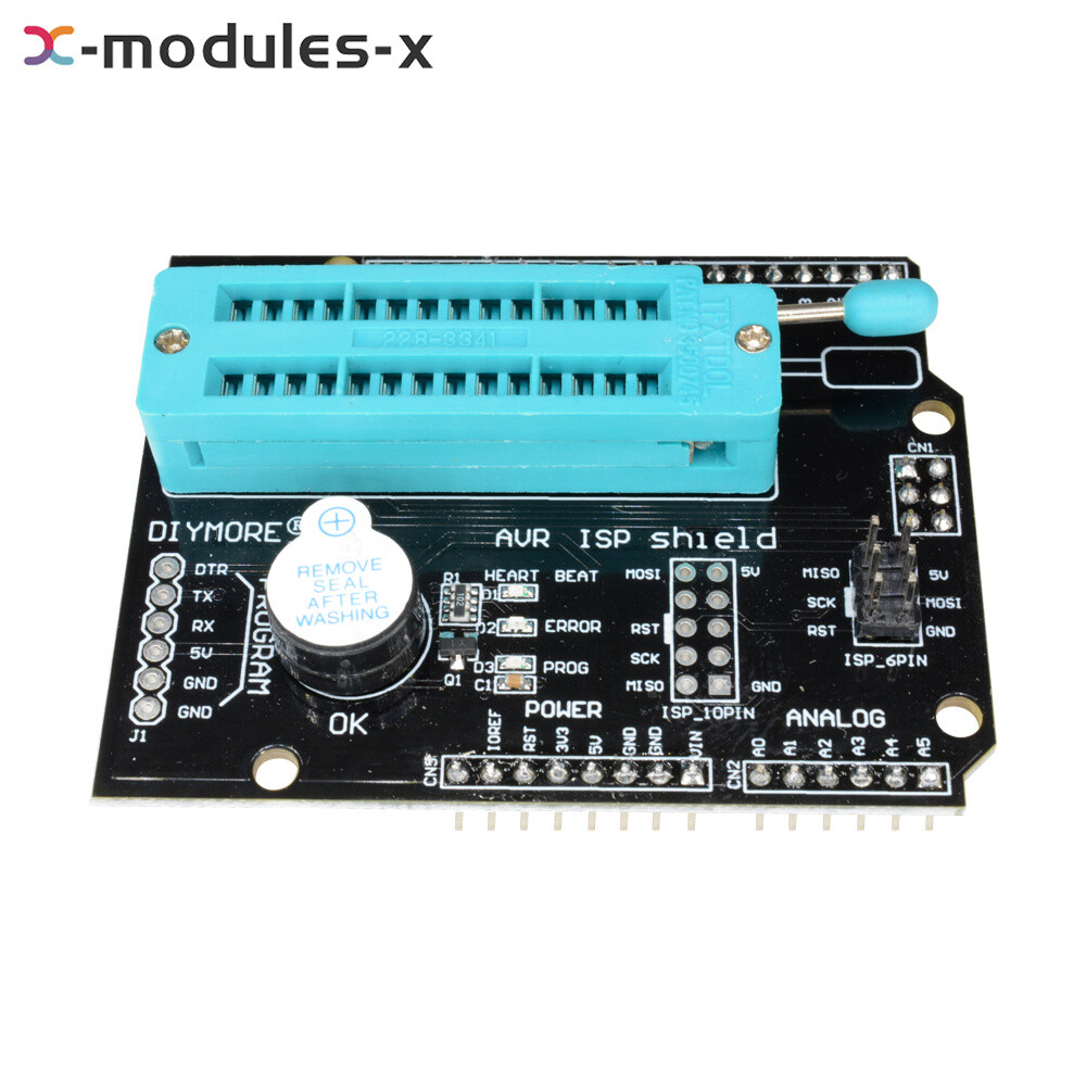 AVR ISP Shield Burning Burn Bootloader Programmer for Arduino UNO R3 New