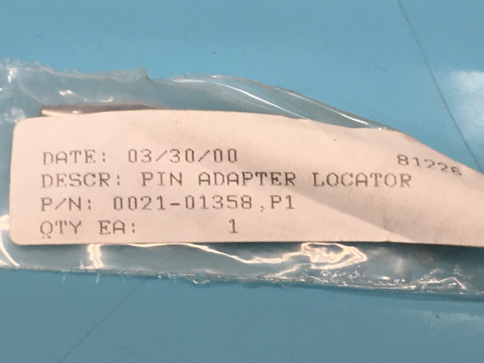 Applied Materials AMAT 0021-01358 PIN ADAPTER LOCATOR, 179726