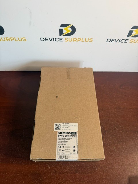 (50) Siemens 8WH2000-0AK00 Feed-Through Terminal 800V DIN Rail Lot of 50 New