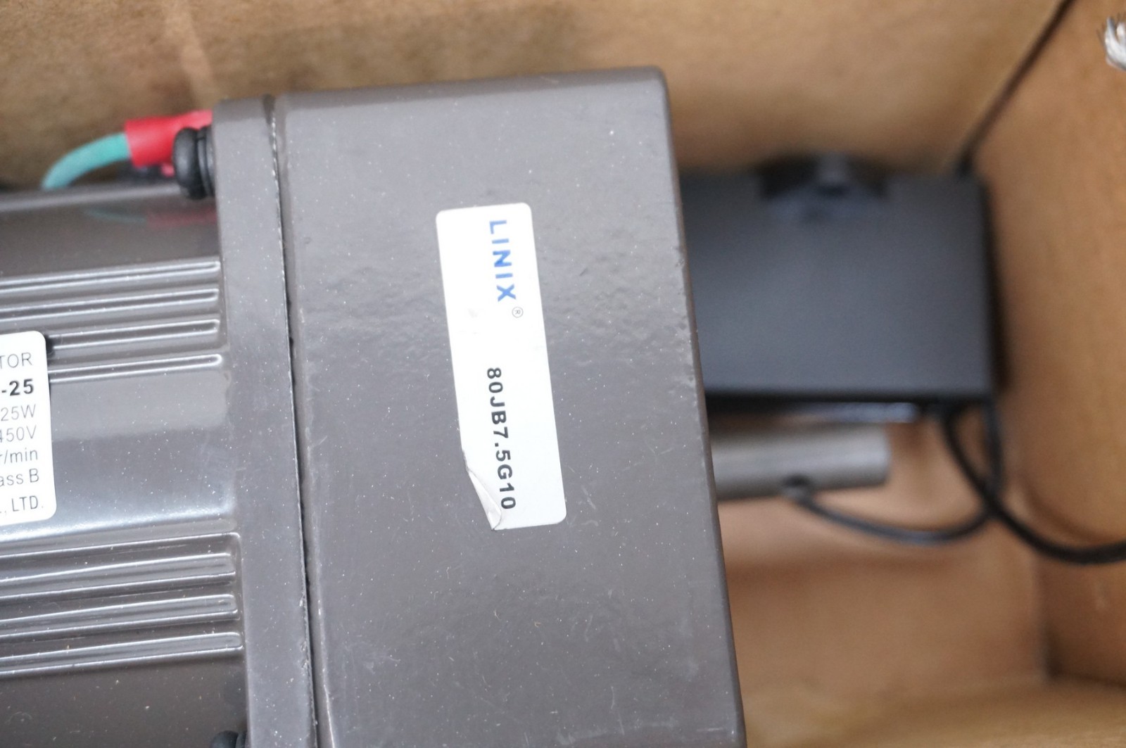 LINIX Constant speed motor 80JB7.5G10 YN80-25 110V 25W 0.80A 1550 RPM