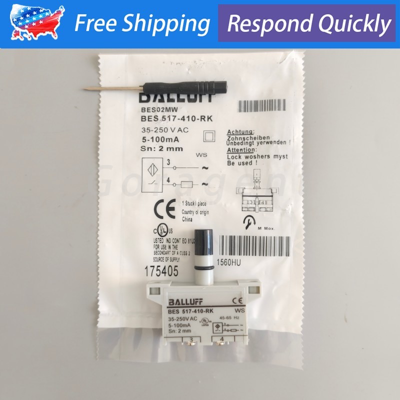 For Balluff BES02MW BES 517-410-RK 35-250VAC Inductive Proximity Switch Sensor