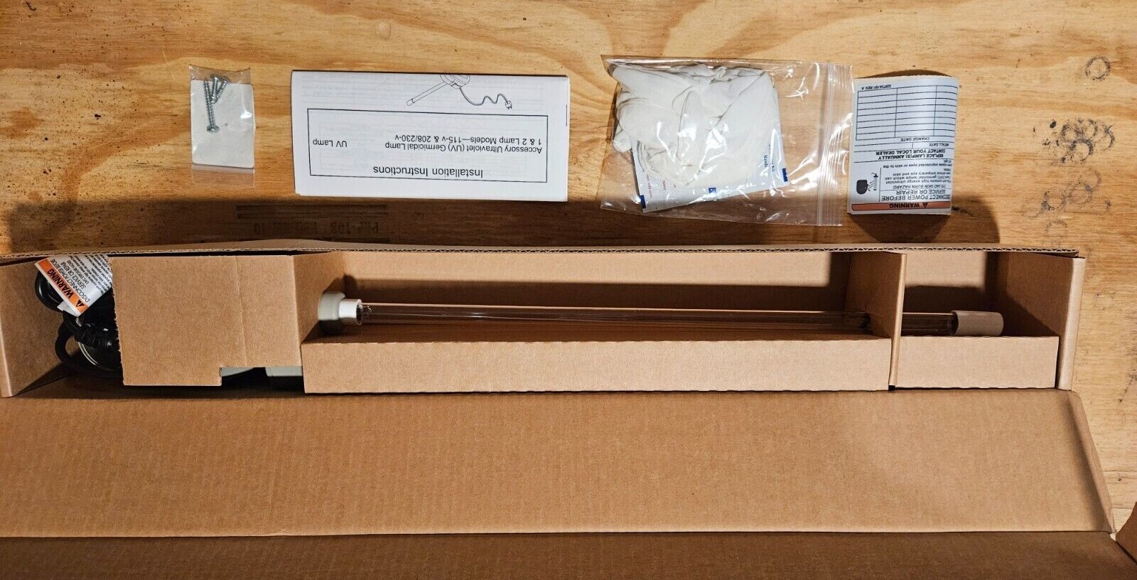 CARRIER Ultraviolet Germicidal Lamp SYSTEM UVLCC1LP1020