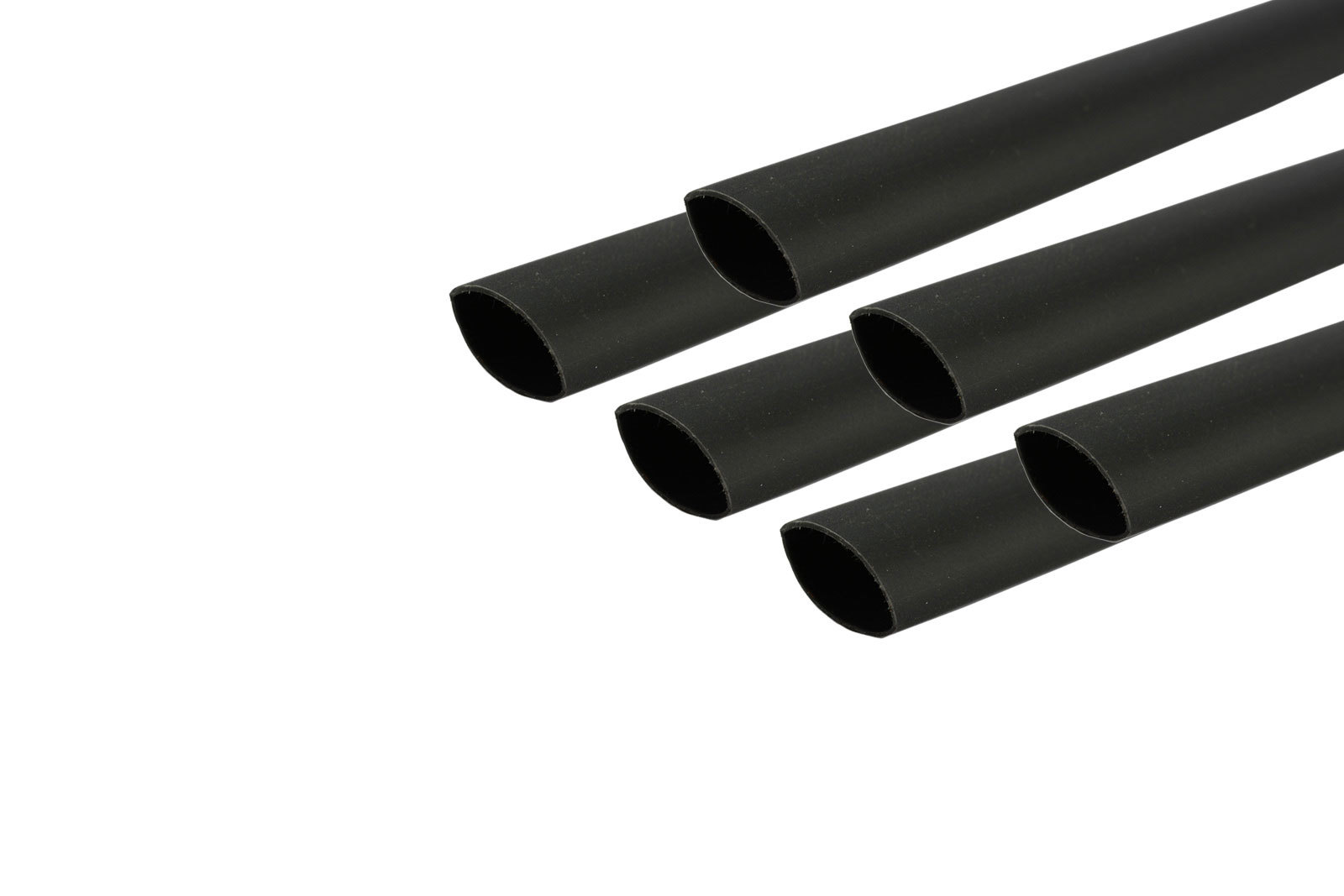 6 Lot TEMCo 1/2″ Marine Heat Shrink Tube 3:1 Adhesive Glue Lined 12″ long BLACK