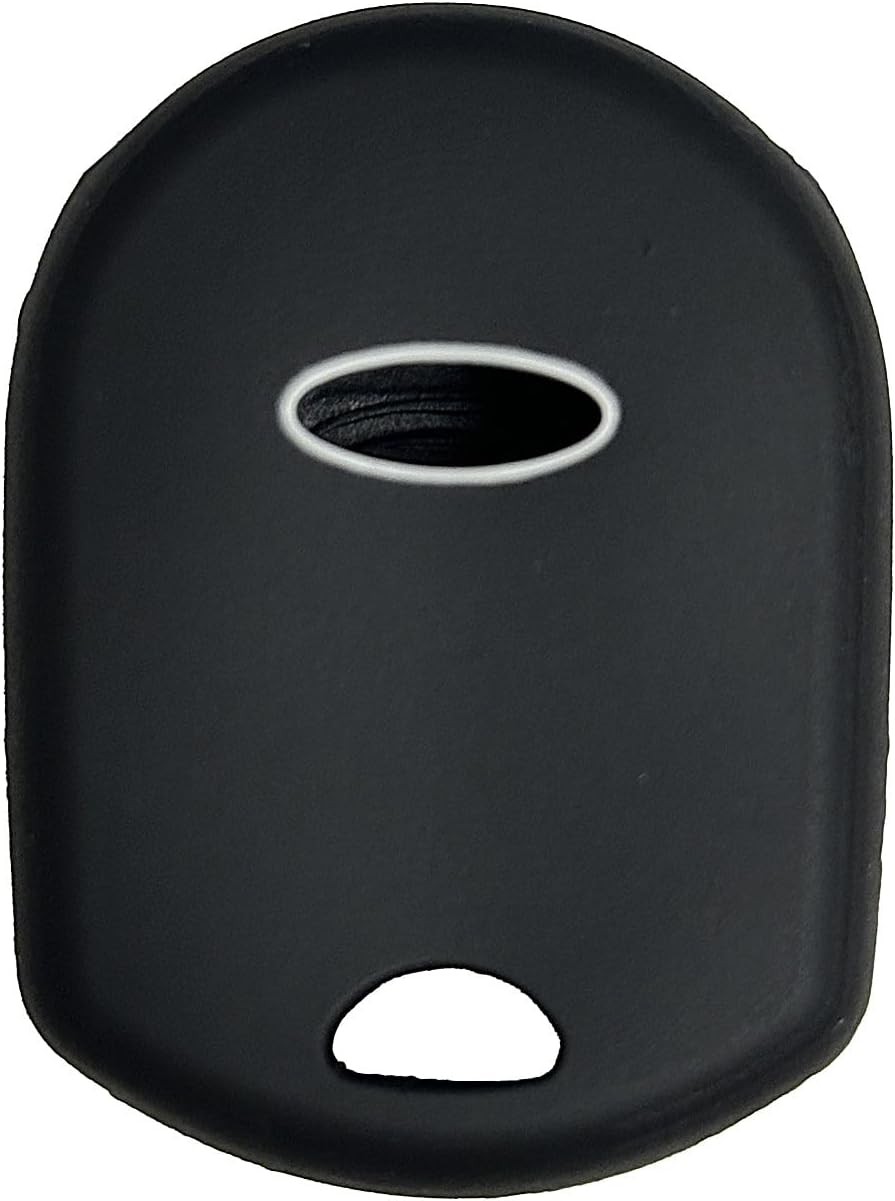 Silicone Key Fob Cover Protector for Ford Escape Explorer Edge E Color: Black2