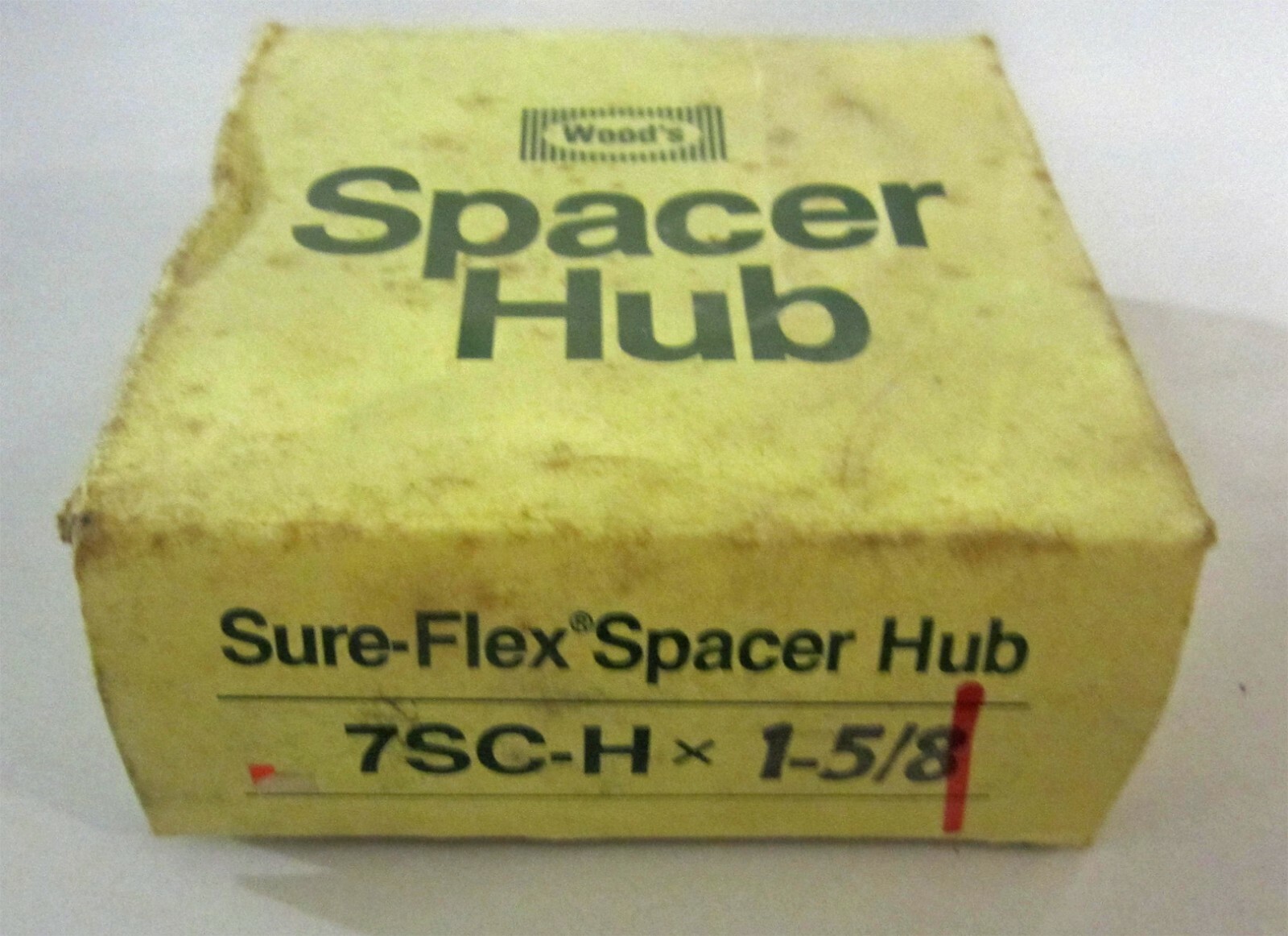 Woods Size 7, 1-5/8″ Bore Spacer Hub, Model 7SC-H x 1-5/8, New