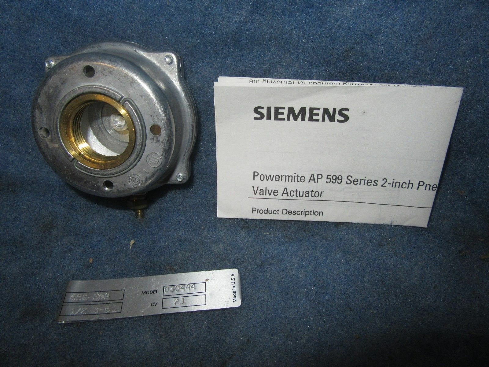 NIB Siemens Powermite VF 599 Series Valve Actuator 1 Year Warranty