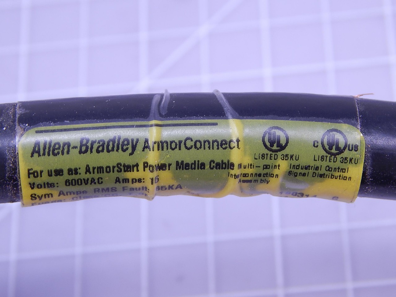 ALLEN-BRADLEY 280-PWRM24A-M4 844982090 VOLTS: 600VAC AMPS:15 SYM AMP RMS FAULT: