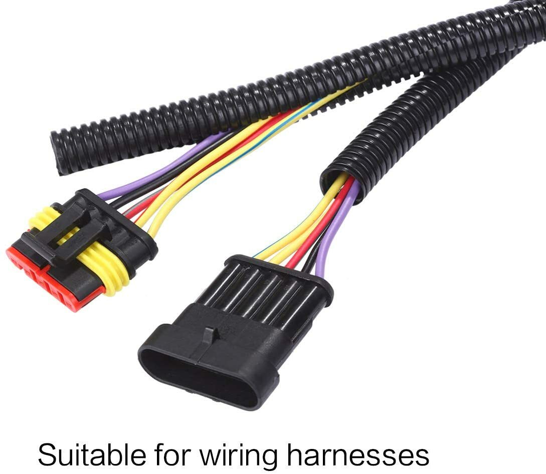 Automotive Split Cable Sleeves Flexible Wire Conduit,Wire casing 12&32Feet Lot