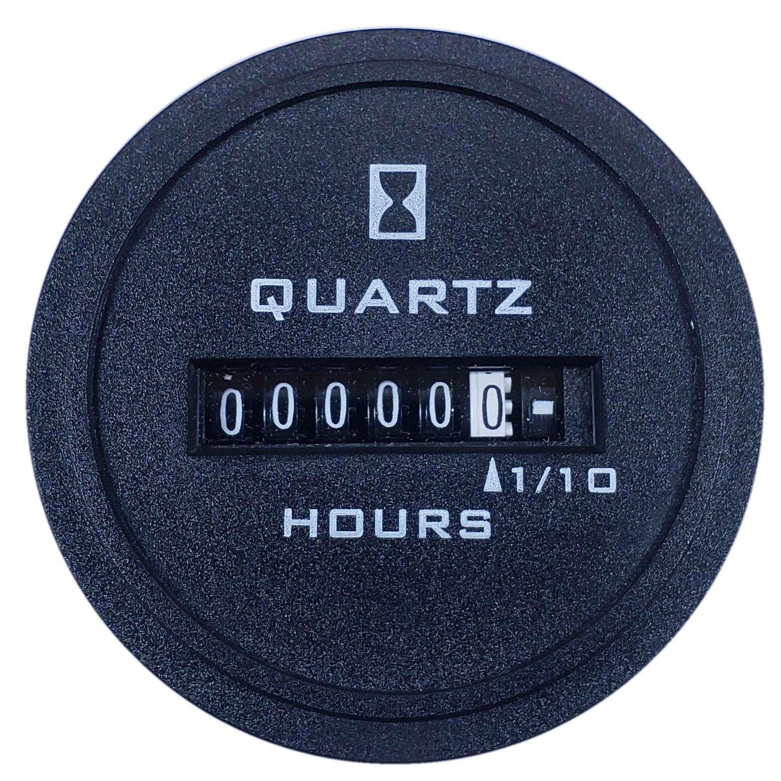 Hour Meter 2″ Round Flush Panel Mount 90-264VAC, TruMeter 722-0003 for Generator