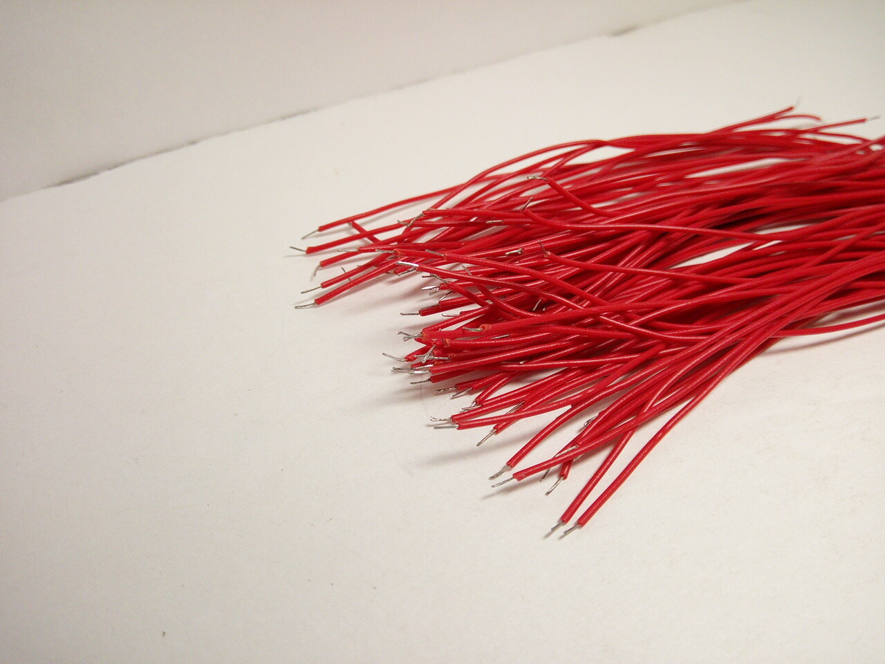 100x Pack 10cm 4inches Electronic Cable Wires 0.8mm Soldering Ready Bare End Lot