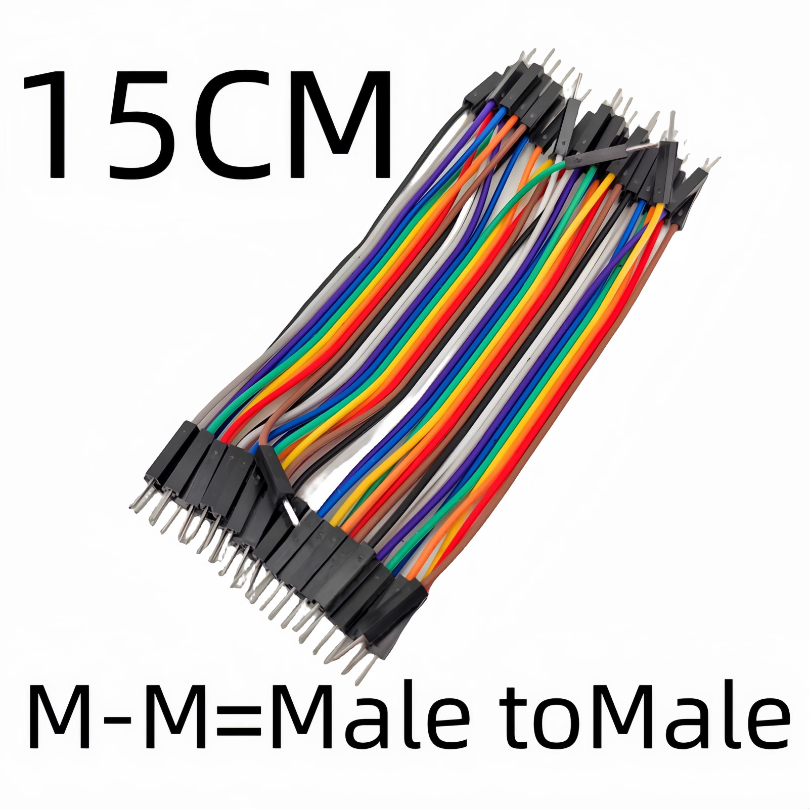 (1X/3X)40 PCS10/15/20CM MM, MF, FF Dupont Wire Jumper Cable Arduino Breadboard