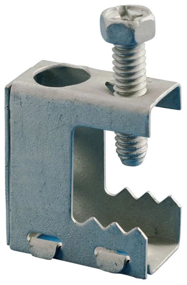 Caddy BC, 1/2″ Jaw, 1/4″ Rod, Spring Steel, Wide Throat, Beam Clamp, 1 pc