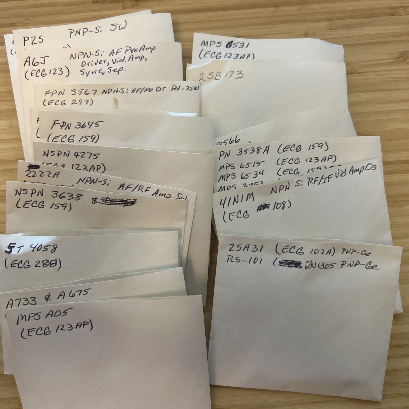 Lot of Electrical Components – BJT, NPN, PNP Various Transistors SKU#1
