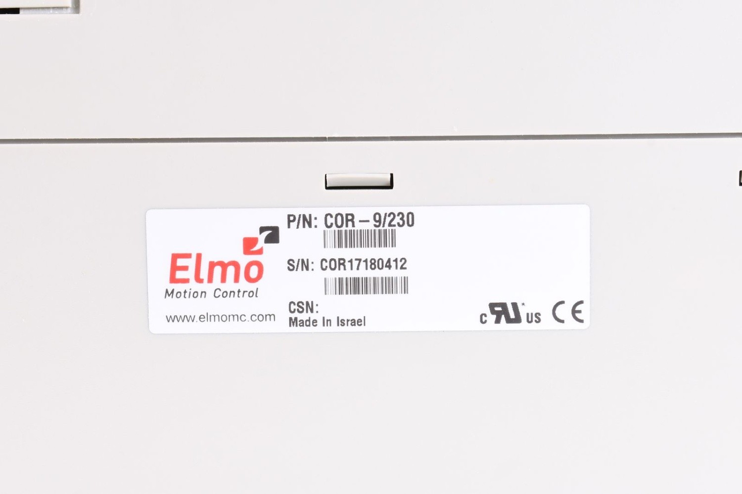 ELMO COR-9/230, Digital Servo Drive Controller