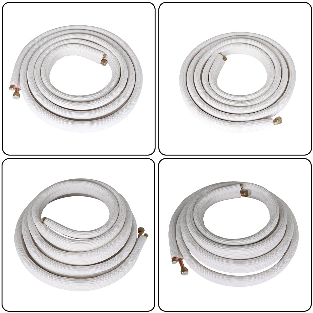 1/4″ – 1/2″ Dia. Three Length Options For Mini Split Heat Pump Systems Kit New