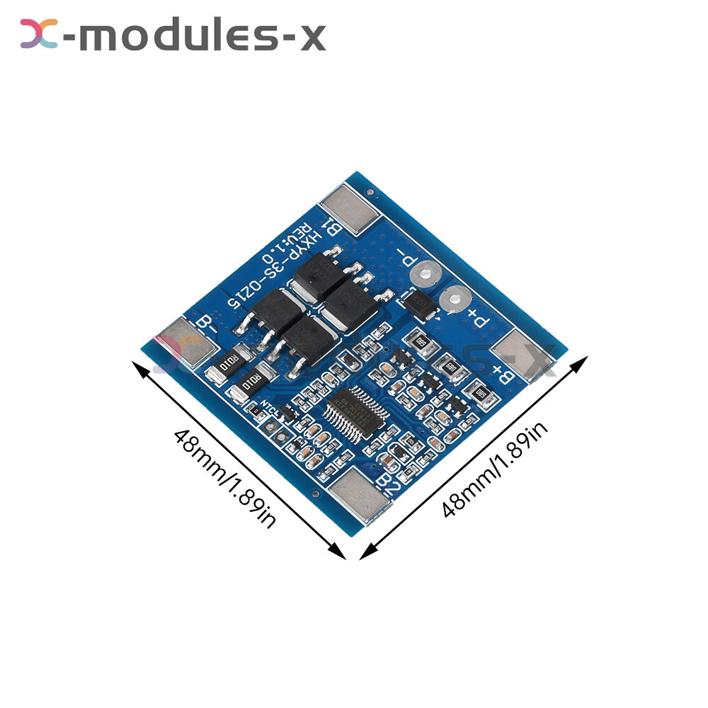 3S 12V 15/20/25/30A 18650 Li-ion Battery Protection Board 11.1V 12.6V Balanced