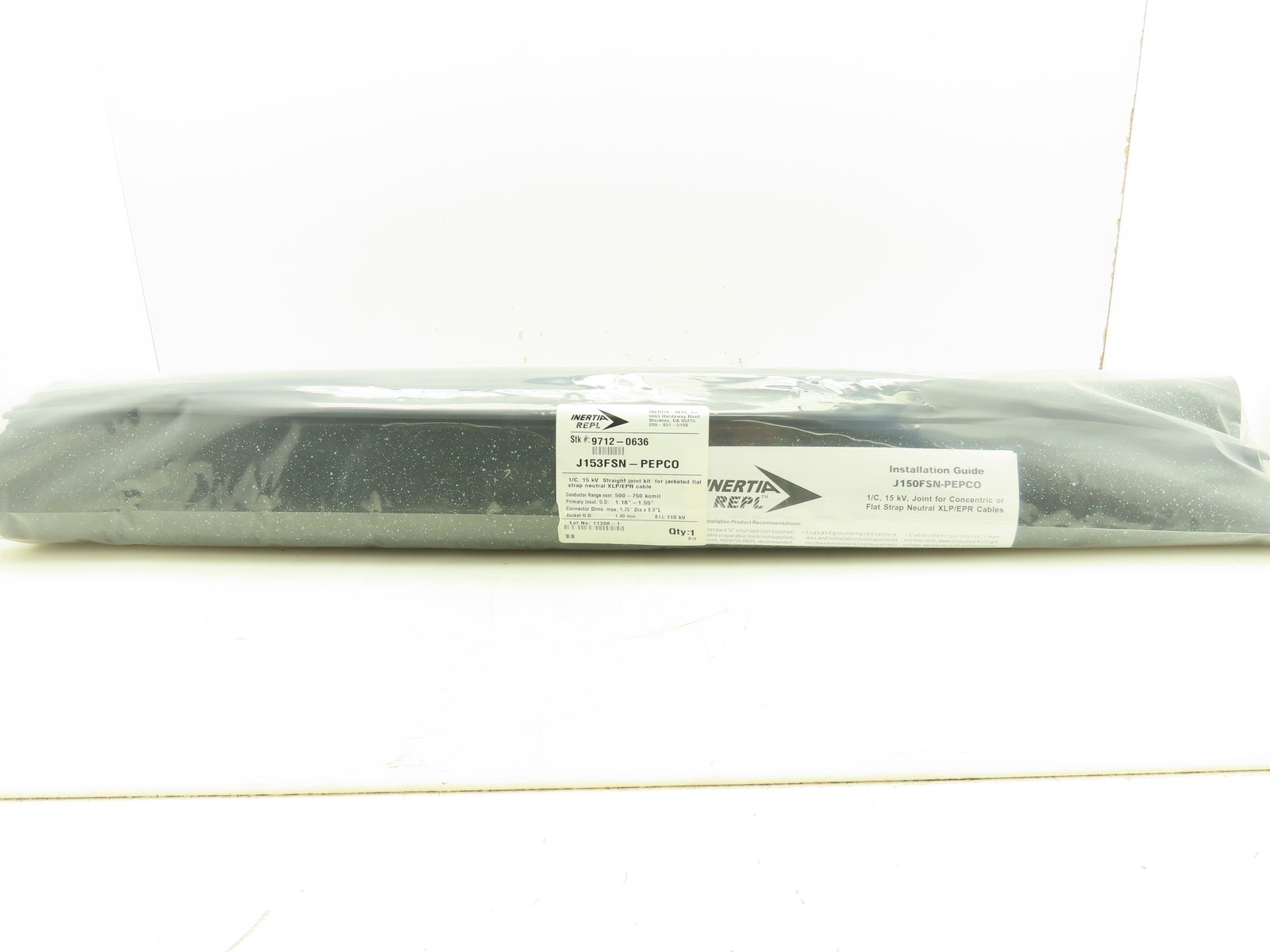 J153FSN Joint Kit Jacketed Flat Strap Concentric Neutral XLP/EPR Cable 1/C 15kV