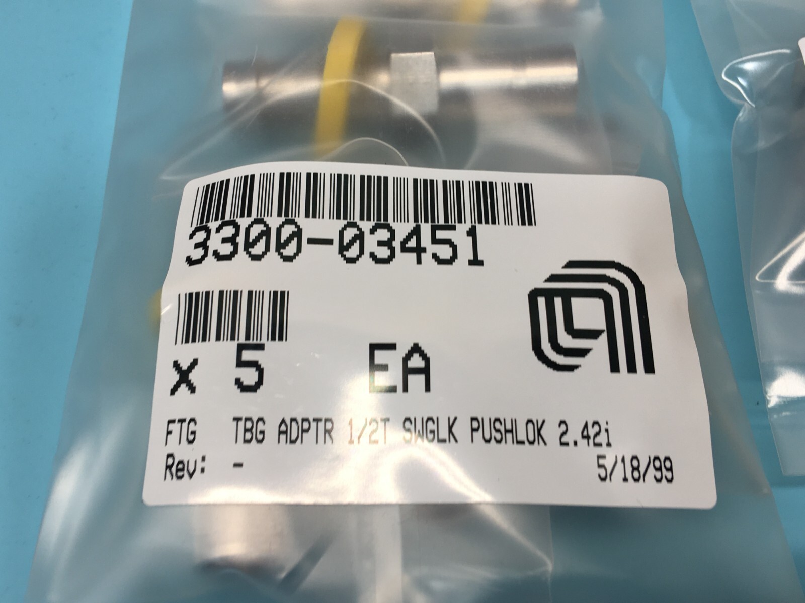 AMAT 0240-24261 Kit, 1/2in Exhaust Line Per CH-Integratio, 160109