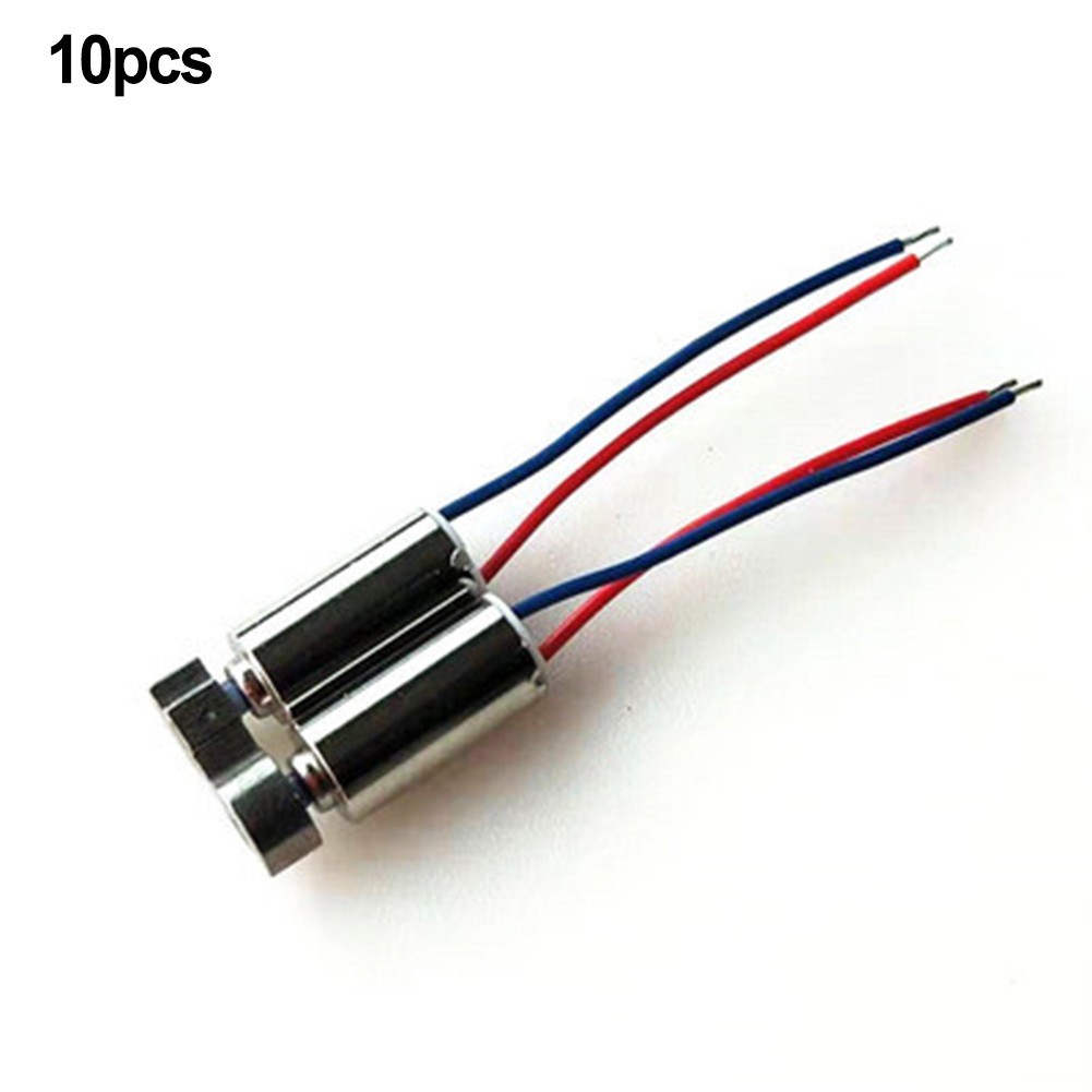 10pcs DC 1.5V-3V/8000RPM Vibration Motor Vibration Coreless Cup Brush Motor