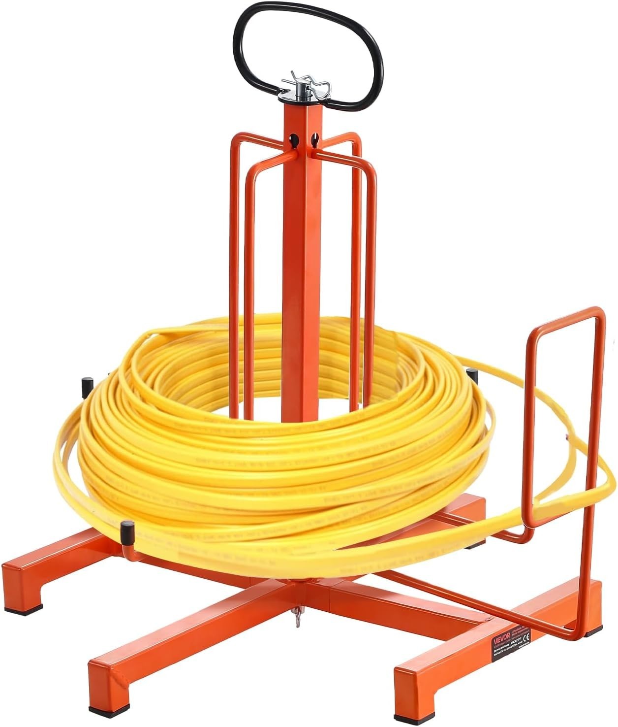 Durable Floor or Wall Mounted Wire Spool Rack – Efficient Cable Management Rack