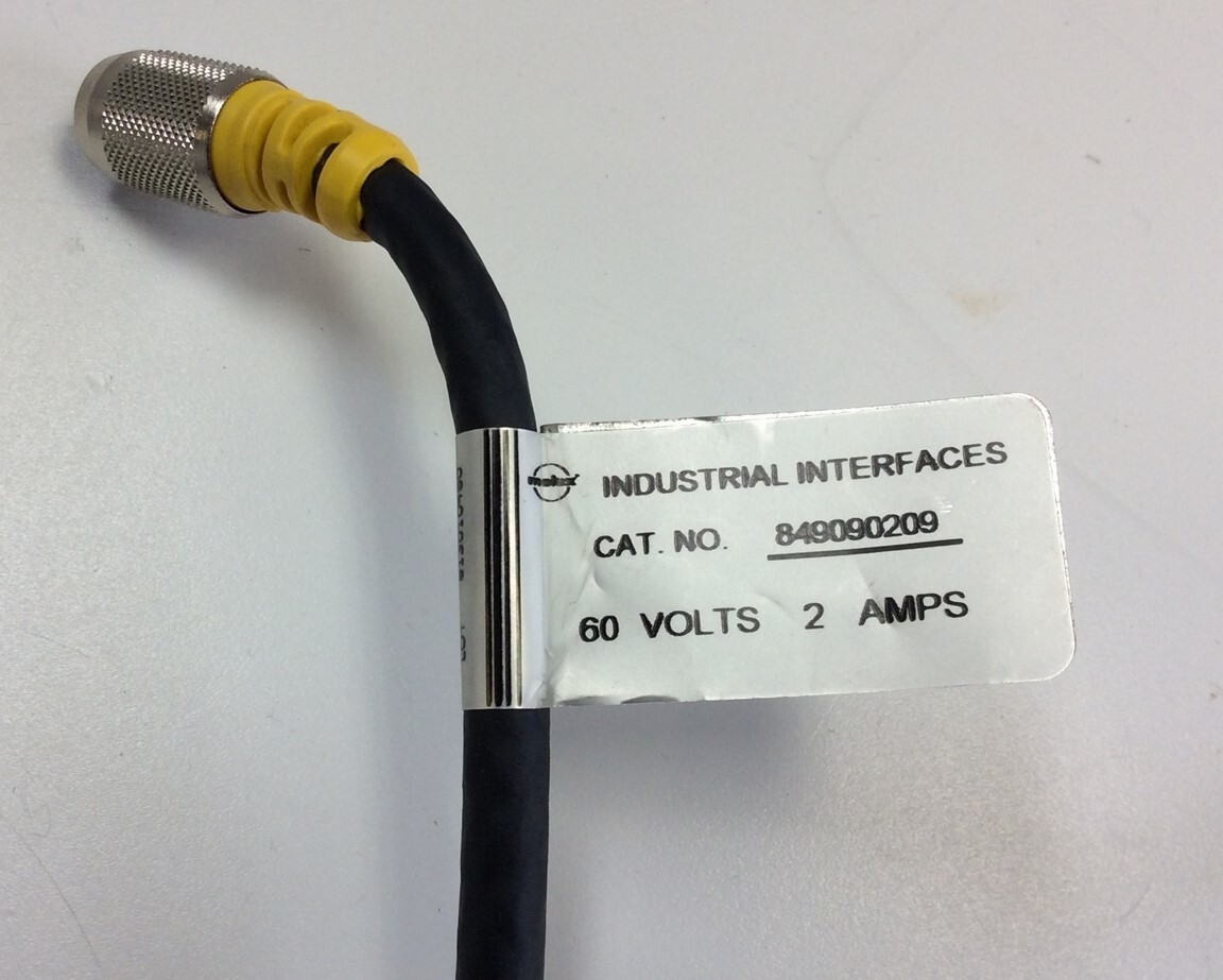 Industrial Interfaces 849090209 Vision System Power Cable 60 Volt 2 Amp 8 Feet