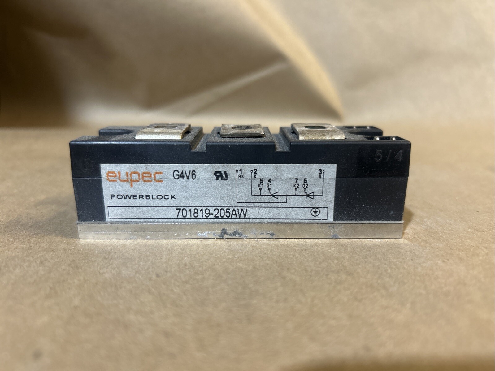 Eupec Powerblock G4V6 701819-205AW Lot of 5 No Screws As Pictured