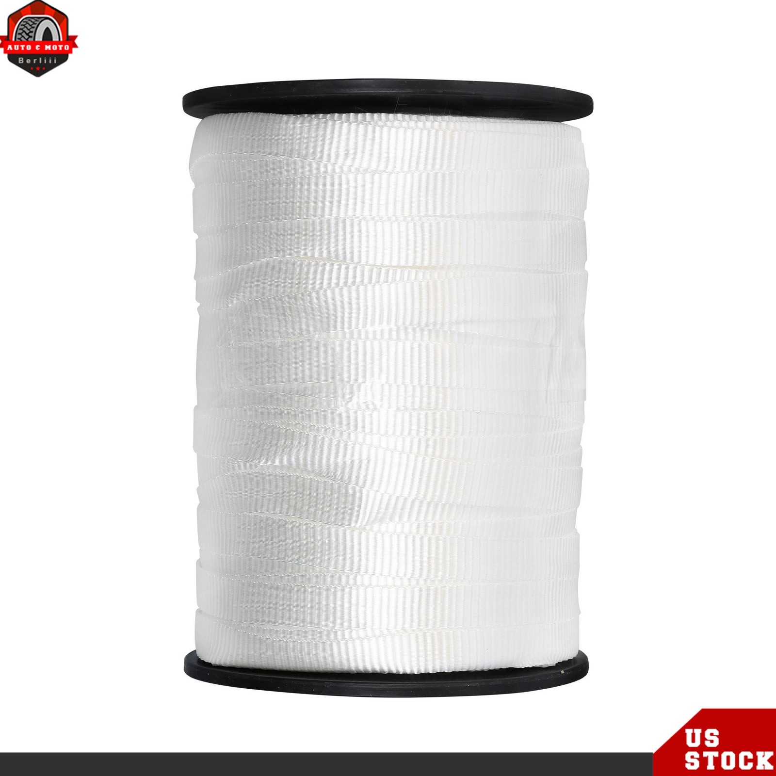 3/4″ x 600′ Printed Polyester Pull Tape 2500# Tensile Flat Rope Mule Webbing