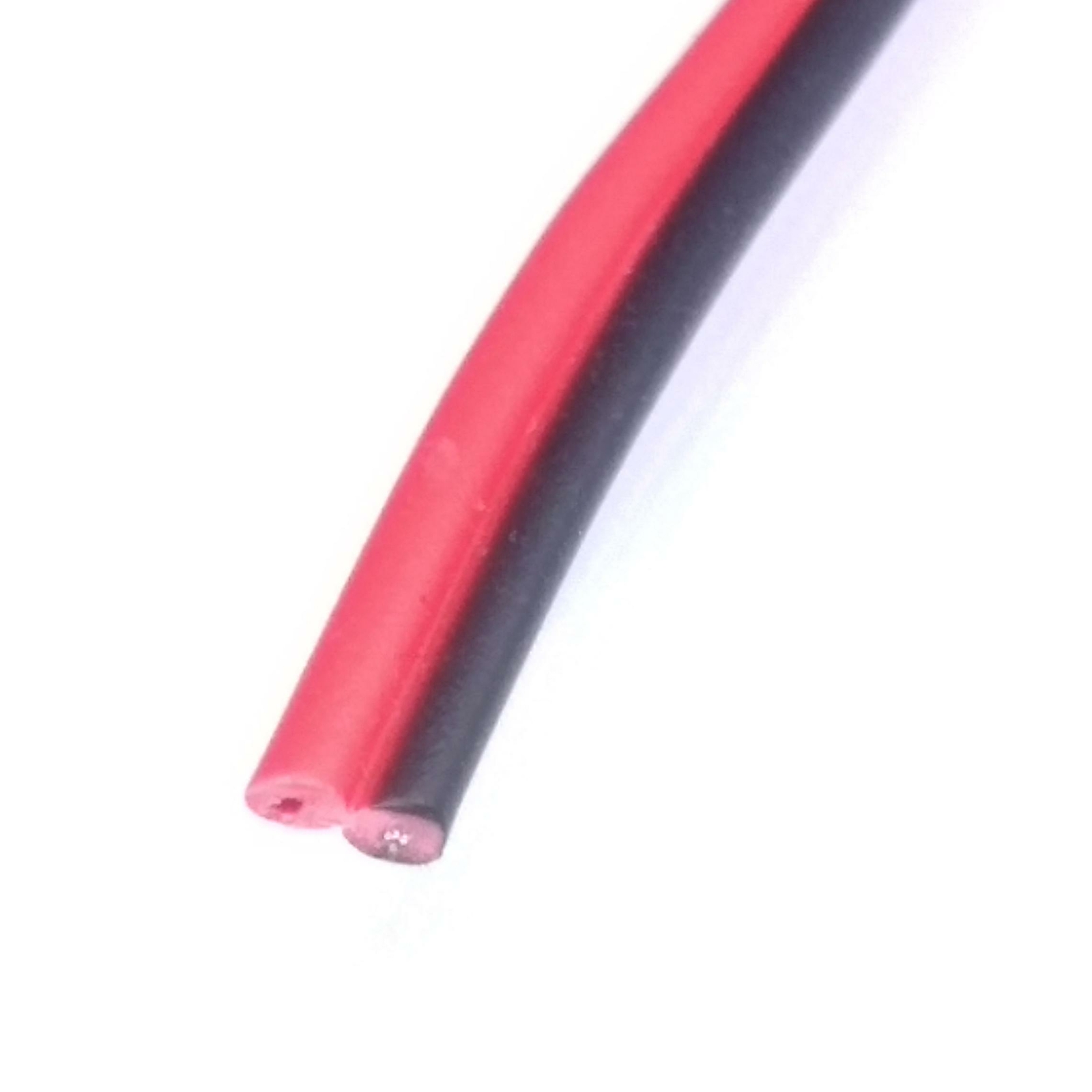 22awg UL-2468 PVC Flat Ribbon Wire Stranded Cables Red & Black 20meter