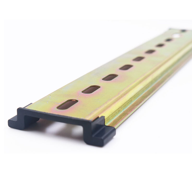 35mm DIN Rail Slotted Top Hat Slotted Zinc Plated 85-380mm For Circuit Breaker