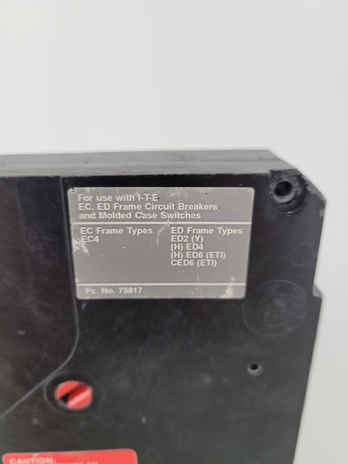 S07ED60 ITE 24VDC Shunt Trip ED, HED, HHED, CED, EM Breakers -Next Day Option