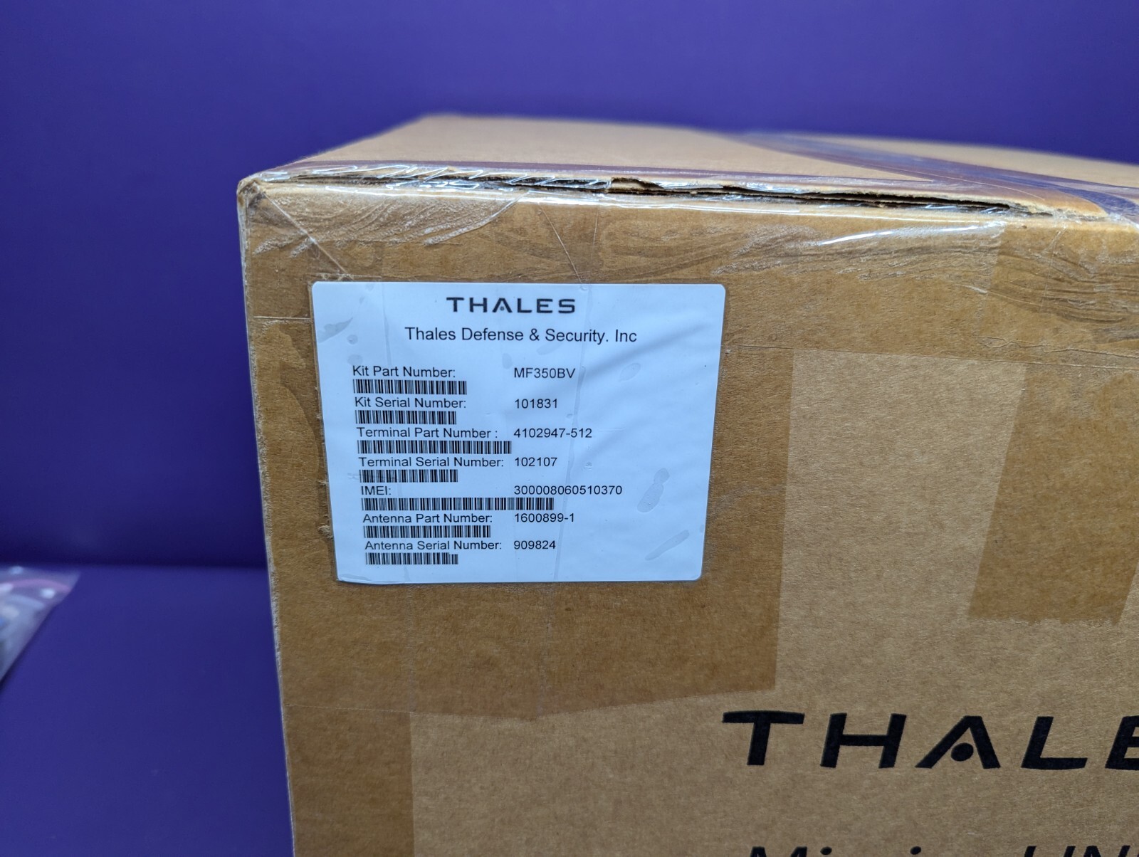 New Thales MissionLINK 700 Vehicular Satellite Internet System Kit MF350BV