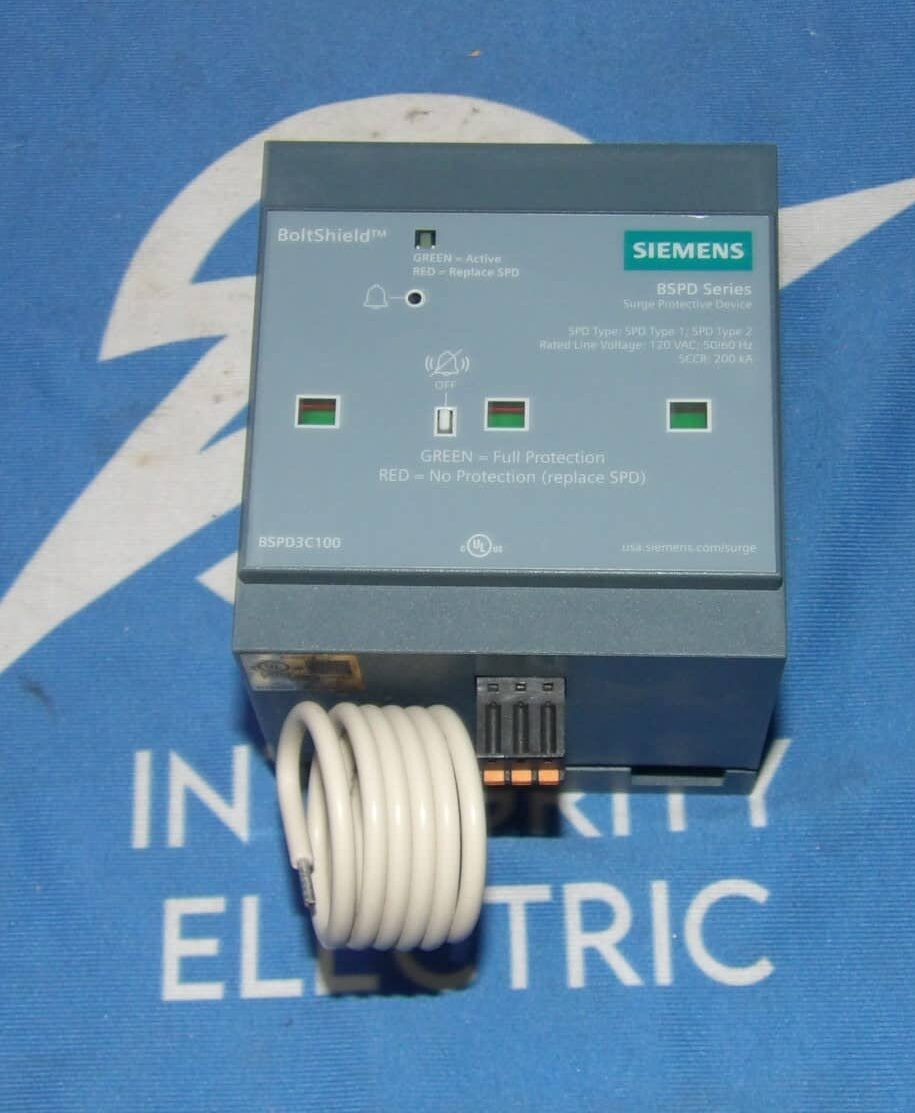 NIB Siemens BSPD3C100 Boltshield Surge Protector + 1 Year Warranty