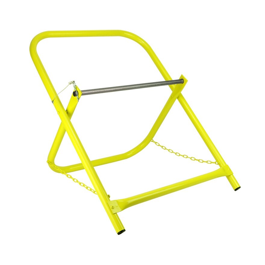 6 Cable Caddy Coaxial Installer Spool Reel Wire Holder Folding Yellow RG6 Bundle