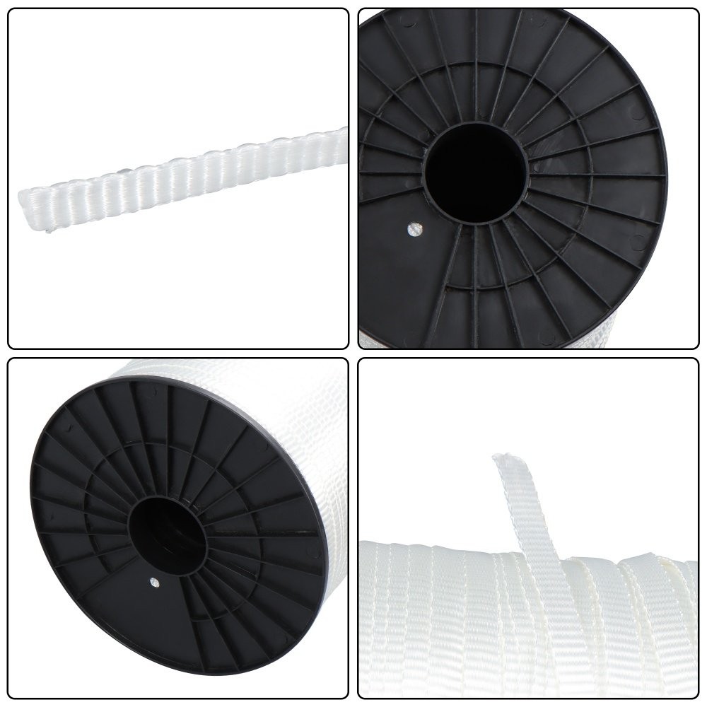 Polyester Pull Tape 1/2″ x 1053′ Mule Tape Flat Rope 1250 lbf Tensile Capacity