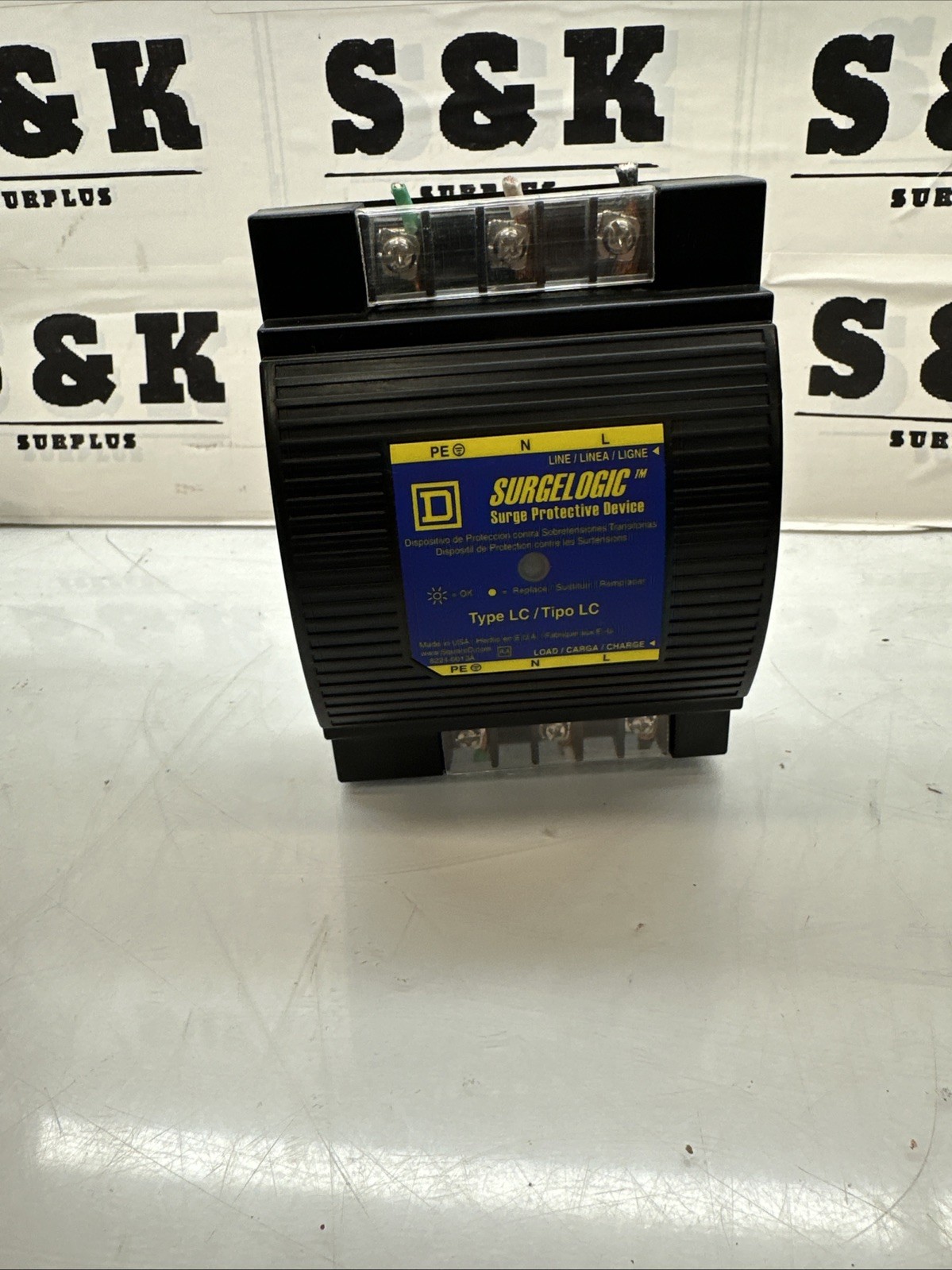 Square D TVS120LC20 SURGELOGIC Surge Protective Device