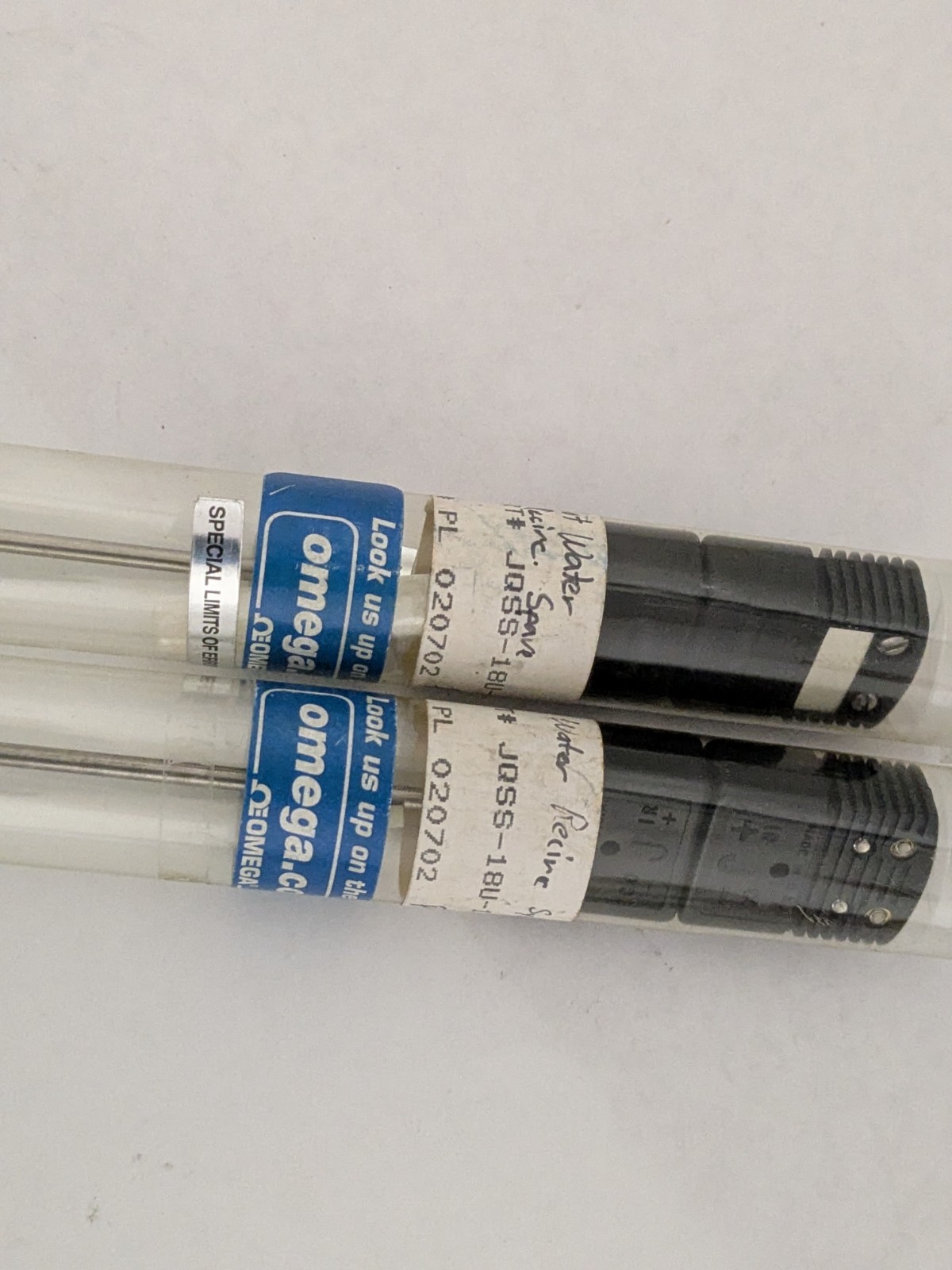 Lot of 2 Omega Engineering JQSS-18U-12 Thermocouples, Probes