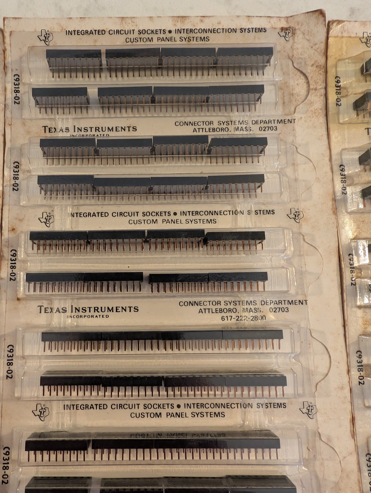 Vintage NOS Lot of Texas Instruments Integrated TI Circuit Sockets Connectors