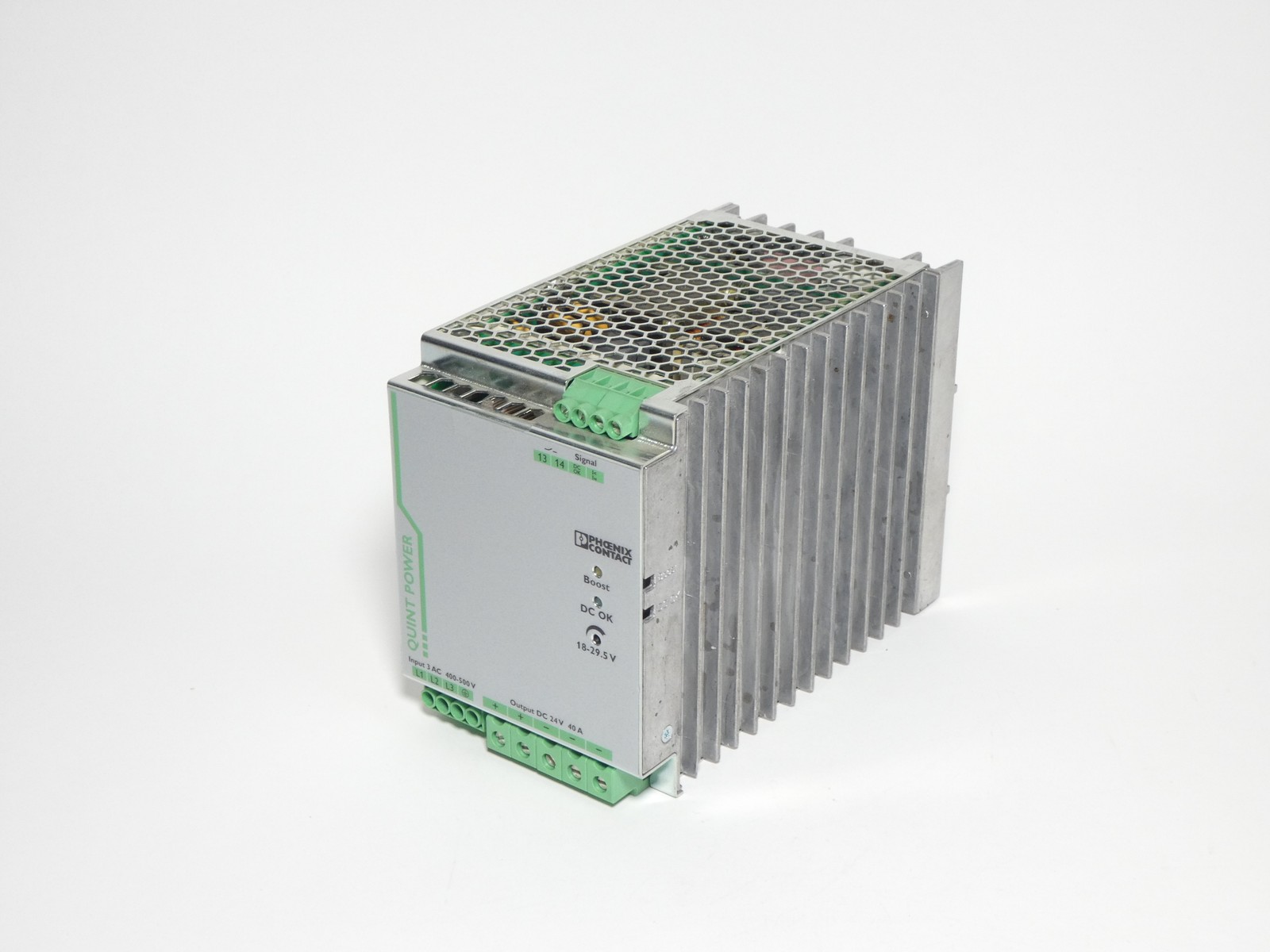 Phoenix Contact 2866802 QUINT-PS/3AC/24DC/40 DIN-Rail Mount Power Supply