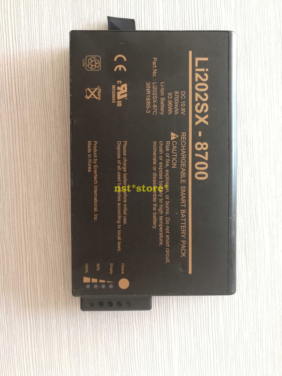 Aplicable ， Tester Battery Li202SX-8700 Li202SX-87C 10.8V 8700mAh