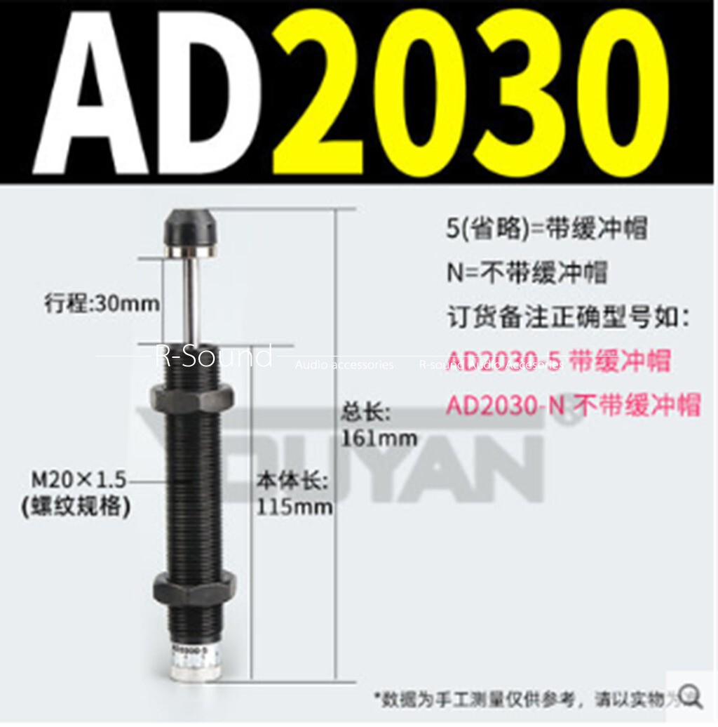 1pc Stroke Oil Pressure Hydraulic Shock Absorber Shock Absorber AD1410-2580-2725